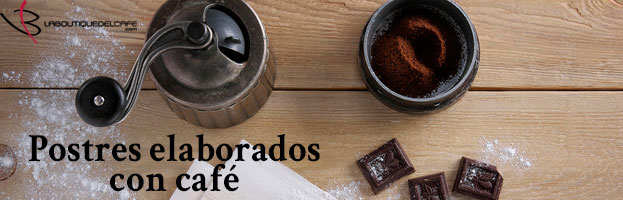 5 postres con café
